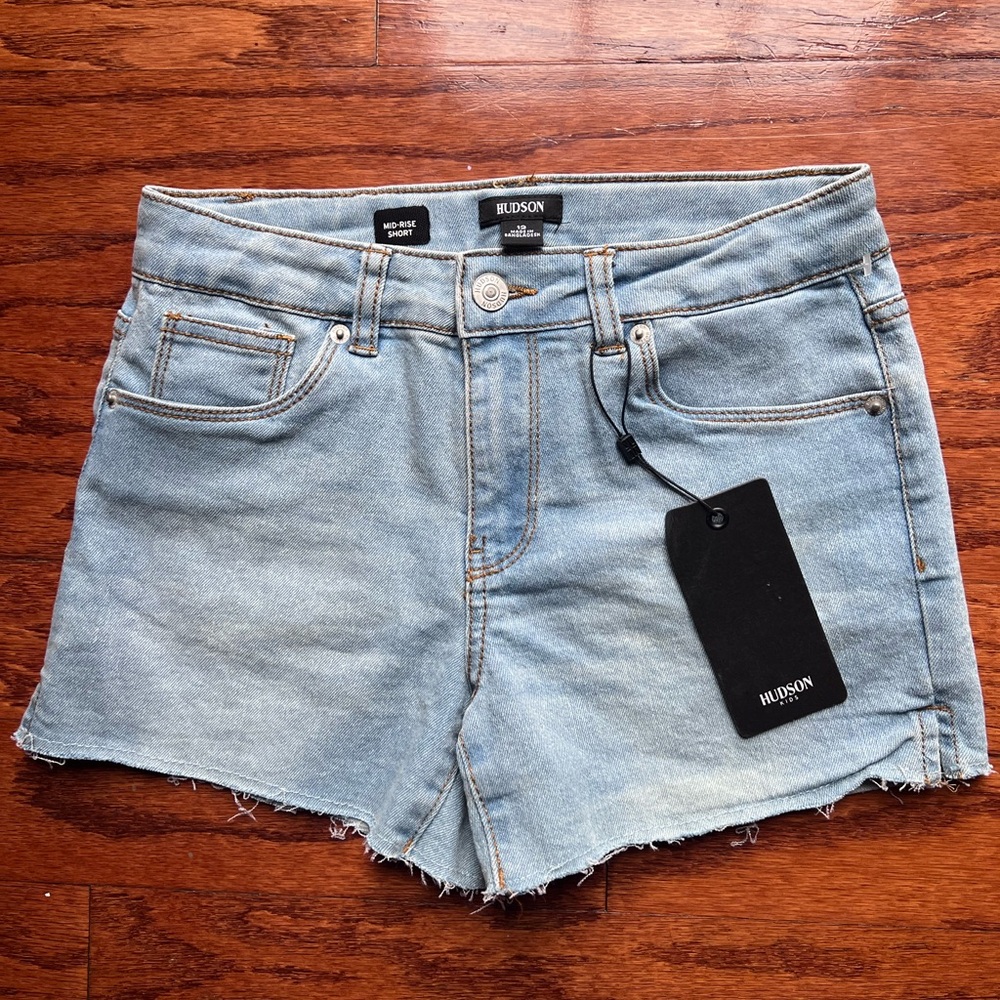 Hudson Jeans Light Blue Denim Shorts